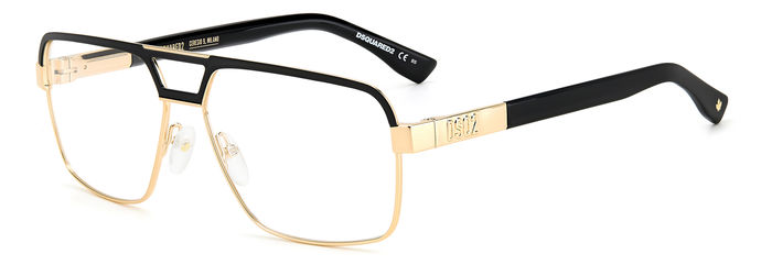 Occhiali da vista Dsquared2 D2 0034 neri uomo | Eleganza DSQUARED2