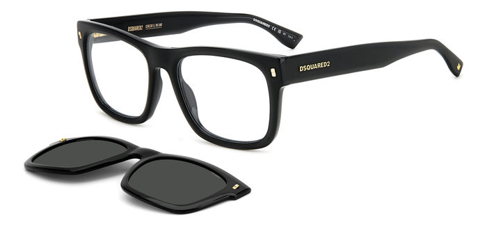 Occhiali da Vista Uomo DSQUARED2 Neri 206070/CS | Stile Iconico