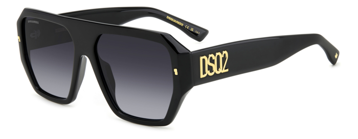 Occhiali da Sole Dsquared2 Uomo Neri 206883 (D2 0128/S) Originali