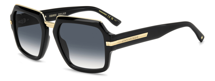 Occhiali da Sole Dsquared2 Uomo Neri 207899 (D2 0159/S) Originali